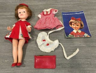 Vintage Ideal Penny Brite Dress 1963 Strawberry Blonde Bob M5 Accessory