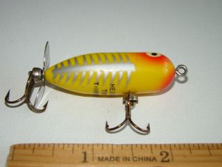 Heddon Tiny Torpedo Fishing Lure 2 " Long " Yellow Color "