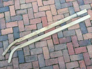 Wooden Handles For Horse Drawn Plow 57”/58” Old Stock Primitive