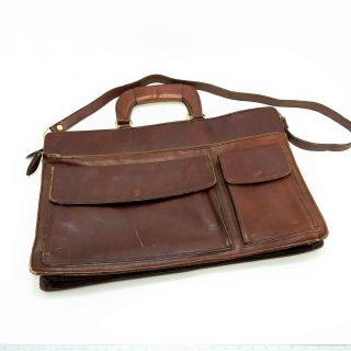 Leather Bag For Tablet Or Laptop - Vintage Messenger Bag - Great Gift