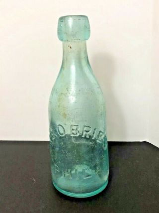 Antique Blob Top Soda Bottle M.  E.  O 