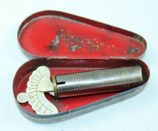 Antique In Case Adjustable Pitch Pipe