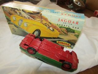 vintage toy car model kit parts Lindberg 1957 Chevrolet ragtop aurora jaguar 3