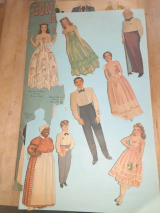 Gone With The Wind Paper Dolls 1940