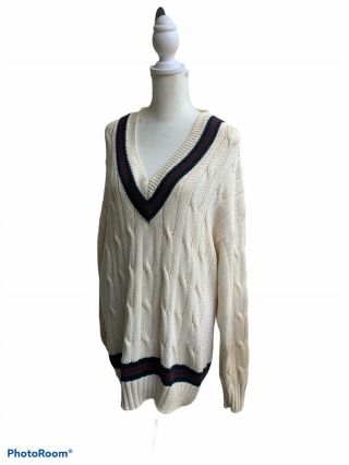 Brooks Brothers Mens Cardigan Sweater Rugby,  Polo Cable knit 3