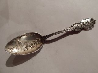 1904 Worlds Fair Sterling Silver Souvenir Spoon Gen Grant 