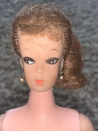 Vintage 11.  5 " Eegee Eg Miss Babette Platinum Ponytail Clone Barbie Fashion Doll