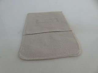 Georg Jensen York Silver Anti Tarnish Storage Cloth Pouch Bag 3 3/4 x 3 3/4 3
