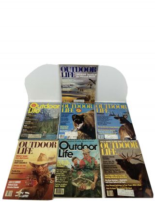 7 Ct.  Vintage Outdoor Life Magazines Fisherman Anglers Cigarette Advertisement