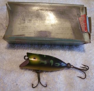 Vintage Heddon Tiny Lucky 13 Lure 8/15/20p 1 - 7/8 " Frog