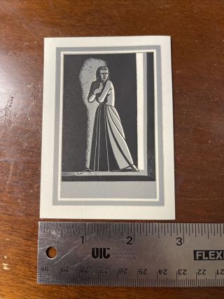 Vintage Antioch Bookplate Company Rockwell Kent Print