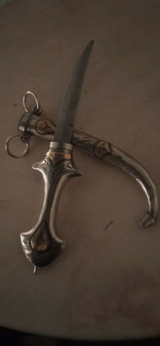 Antique Vintage Moroccan Khanjar Islamic Dagger Knife Jambiya Knife