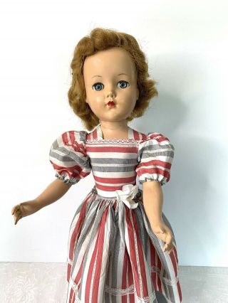 Vintage Arranbee (r&b) Nanette 17 " Hard Plastic Doll 1950s For Tlc Or Parts