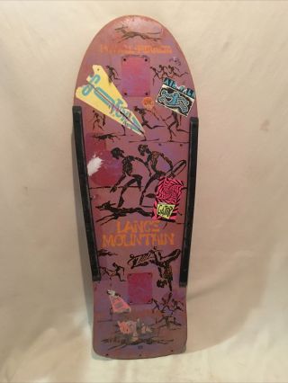 1985 Powell Peralta Lance Mountain Future Primitive Skateboard Deck Vintage