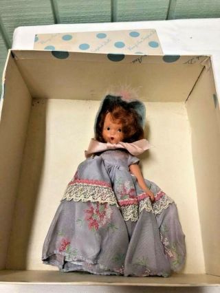 Vintage Nancy Ann Storybook Bisque Doll Lucy Locket 115 Box Redhead