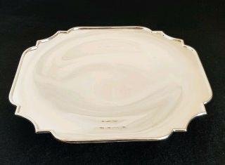 Antique Sterling silver bread / fruit Dish.  Birmingham 1939.  By Barker Brothers 2