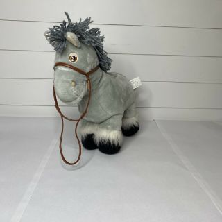 Vintage 1984 Cabbage Patch Kids Horse Pony Stuffed Animal Plush Grey