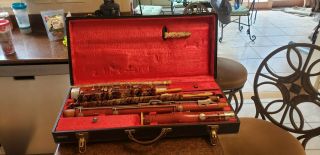 Bassoon,  Antique Bassoon Made In Czechoslovakia,  Cat/serial In Pic