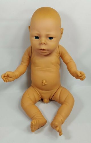 Vintage 19 " Newborn Baby Doll,  Anatomically Correct Boy