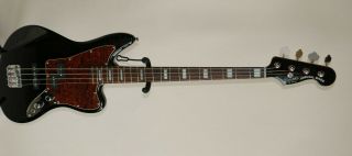 Squier By Fender Vintage Modified Jaguar Bass Black 70 