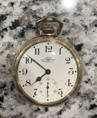 Antique Men’s Ball Official Railroad Standard Pocket Watch 999b 21 Jewel 10k Gf