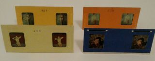 4 Vintage Stereo 3d Realist Slides.  Will Combine