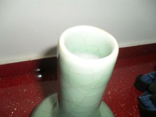 chinese celadon crackle glaze bottle vase 4