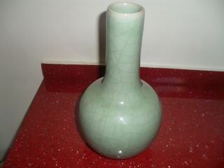 chinese celadon crackle glaze bottle vase 5