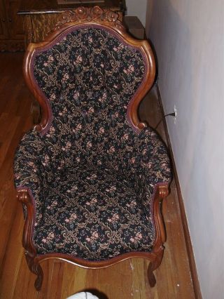 Antique Wing Chair Victorian