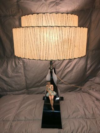 Moss Manufacturing Of California Vintage Antique 366j Lamp