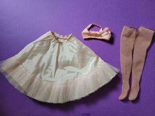 Vintage Cissy Doll Slip,  Bra And Hosiery Pink