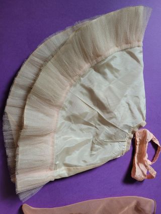 Vintage Cissy doll Slip,  bra and hosiery pink 3