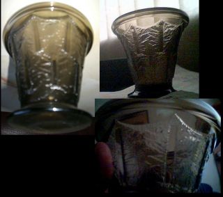 ANTIQUE ART DECO DAUM NANCY FRANCE SMOKY GRAY GLASS VASE SIGNED ca 1920 RARE 5