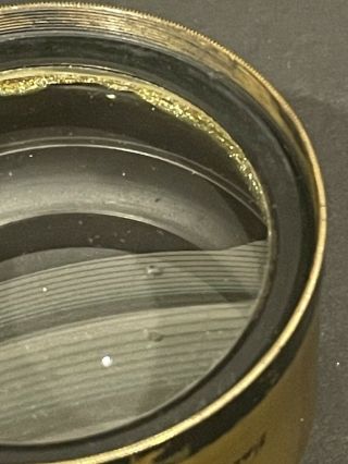 Antique Brass Lens 8x10 SEROCO Rapid Rectilinear Series 3D By Bausch & Lomb Opt. 3