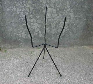 Vintage Atomic Mid Century Metal Wire Tripod Plant Stand