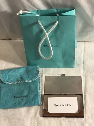 Tiffany & Co.  Business Cards Case Silverplate