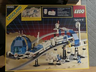 Lego Space System Monorail Transport System 6990 Box And Instructions