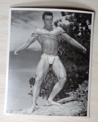 Bound Male Nude,  Print By Don Whitman,  Western Photography Guild,  4x5