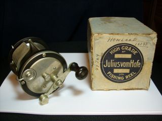 C.  1912 - 1929 Julius Vom Hofe No.  44 1/0  Hr & German Silver - Spool