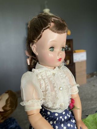 Brunette Vintage Cissy Doll With Clothing 2