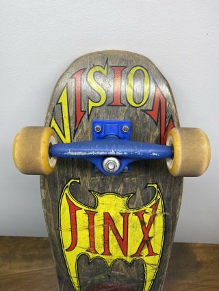 Old School Vision Jinx Pro Model Marty Jimenez Big Bat Tracker Trucks Shredder 2