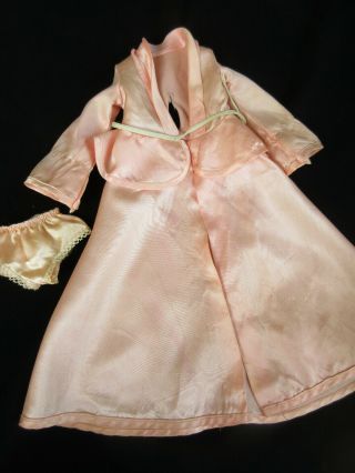 Pink Satin Robe & Panties For Vintage Ideal Talky Crissy Doll