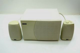 Altec Lansing Acs295 Computer Speaker Set With Subwoofer White Sounds Great