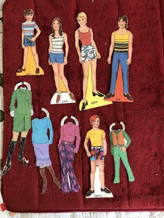 Vintage 1971 Partridge Family Paper Dolls