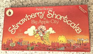 1981 Vintage Strawberry Shortcake Big Apple City Game Parker Brothers Complete