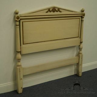 DAVIS CABINET Co.  Solid Hard White Ash French Provincial Painted Off White /. 2
