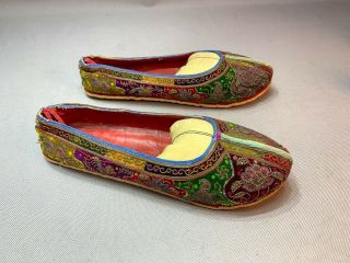 Turkish Slippers Peranakan Shoes Chinese Straits Beaded Jutti Indian Embroidered