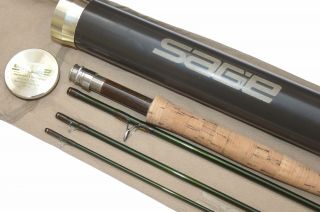 Sage Z - Axis 9’ 4 - Piece Graphite Travel Fly Rod Line 5,  Bag & Sage Tube