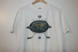 Dallas Stars Stanley Cup 1999 Vintage T - Shirt Large L 1990s 90s Nhl