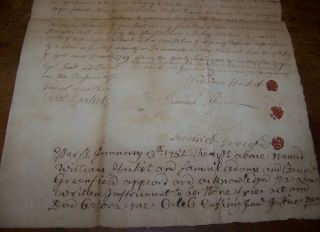 1749 Salisbury MA Antique Land Legal Deed Document Signed Patriots Samuel Adams 4